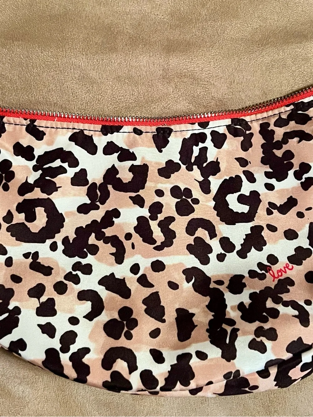 Brighton Leopard-Print Crossbody with Pink Accents